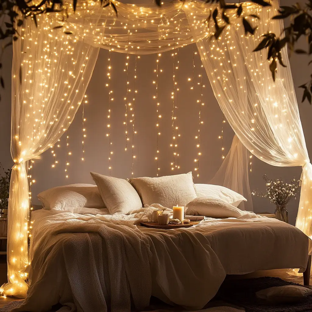 Canopy of Fairy Lights