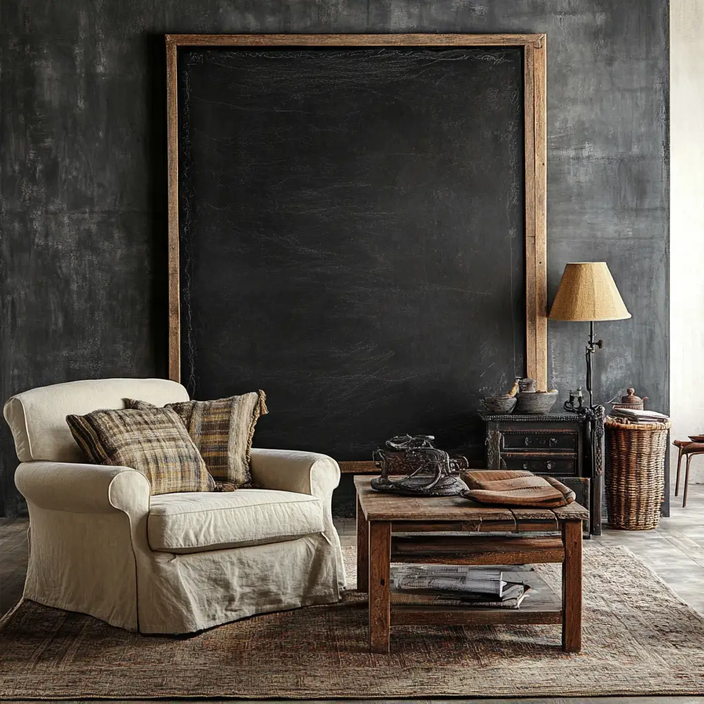 Chalkboard or Magnetic Wall