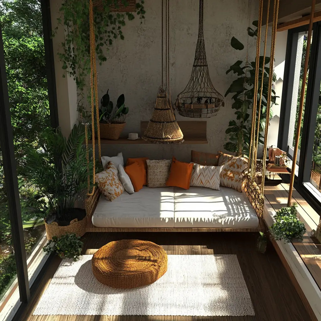 Chic Balcony Hangout