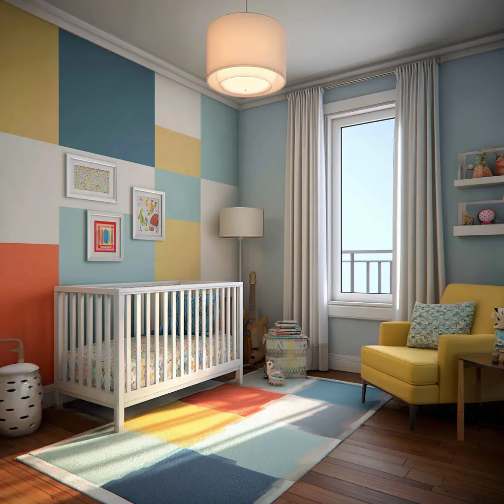 Color-Blocked Walls