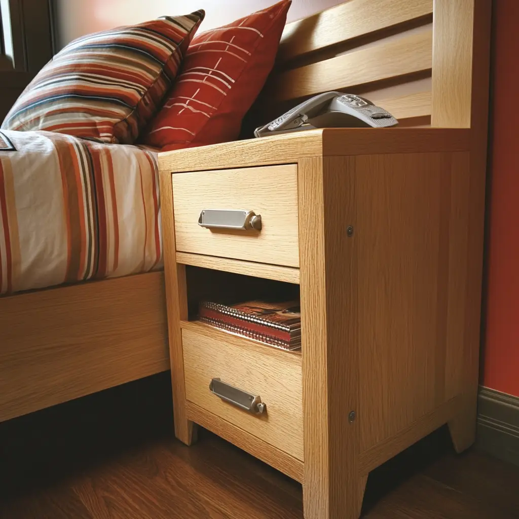 Compact Bedside Table