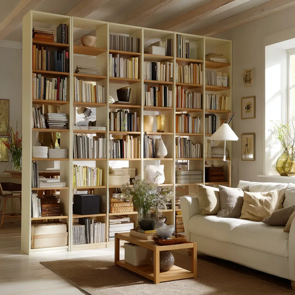 Corner Bookcase Divider