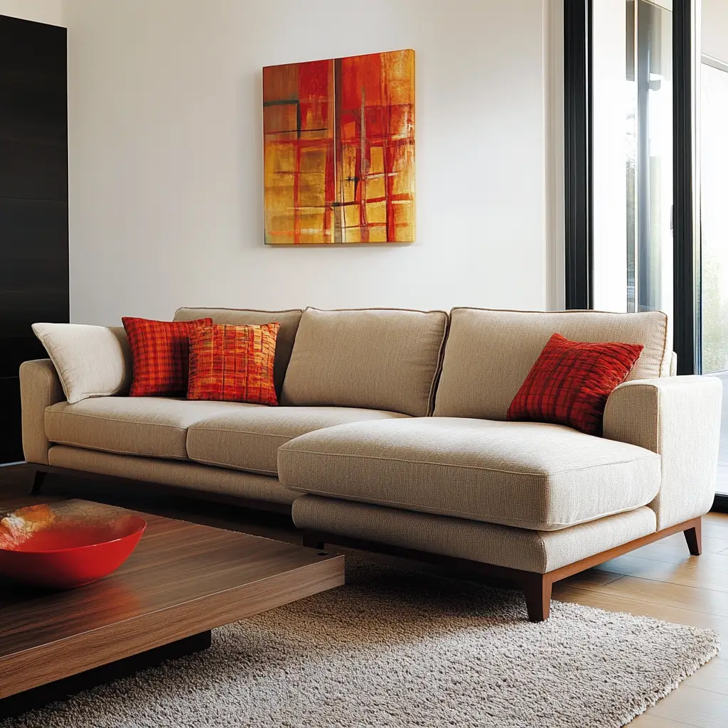 Corner Sofa with Chaise Lounge