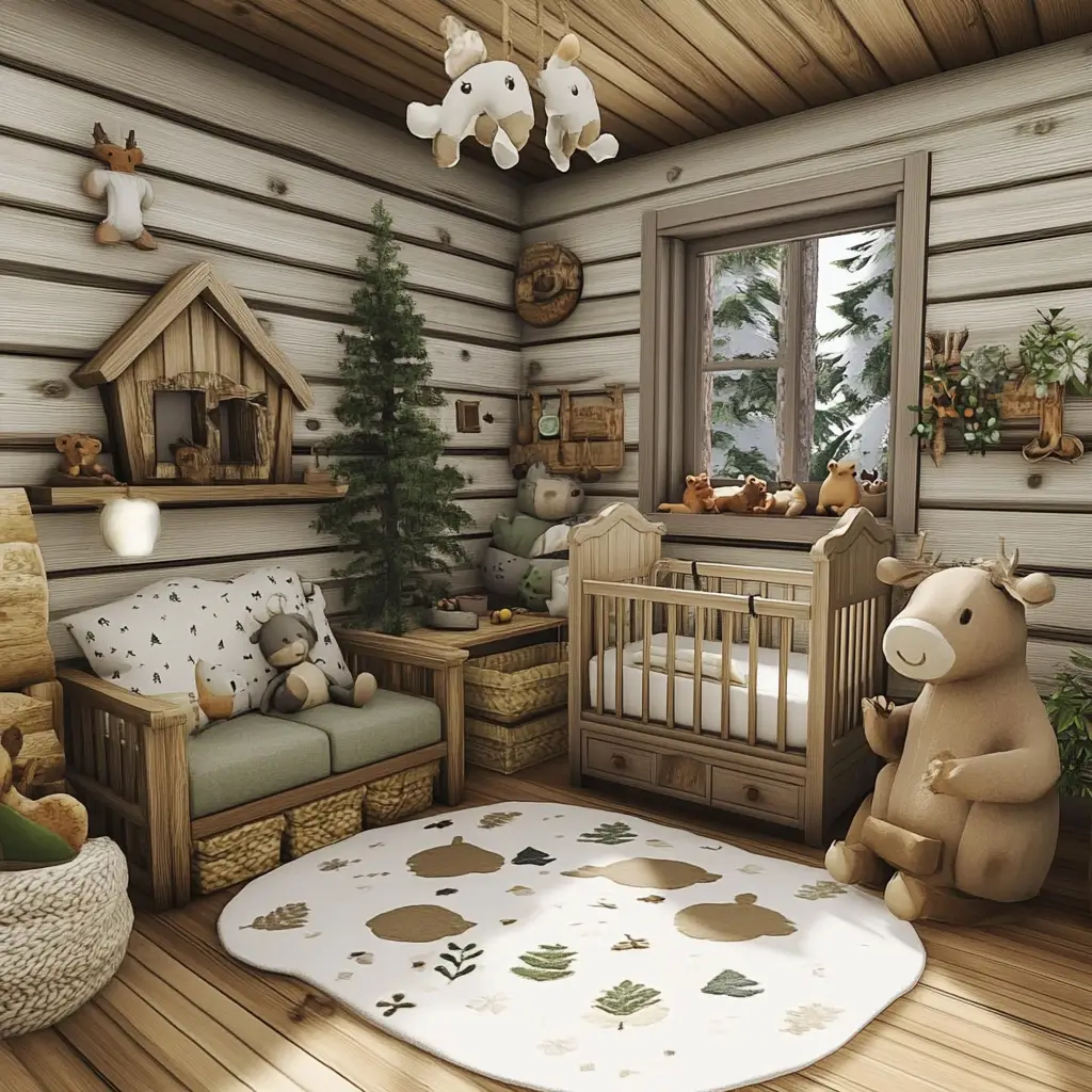 Cozy Cabin Baby Room