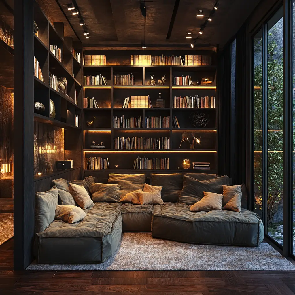 Cozy Library Nook