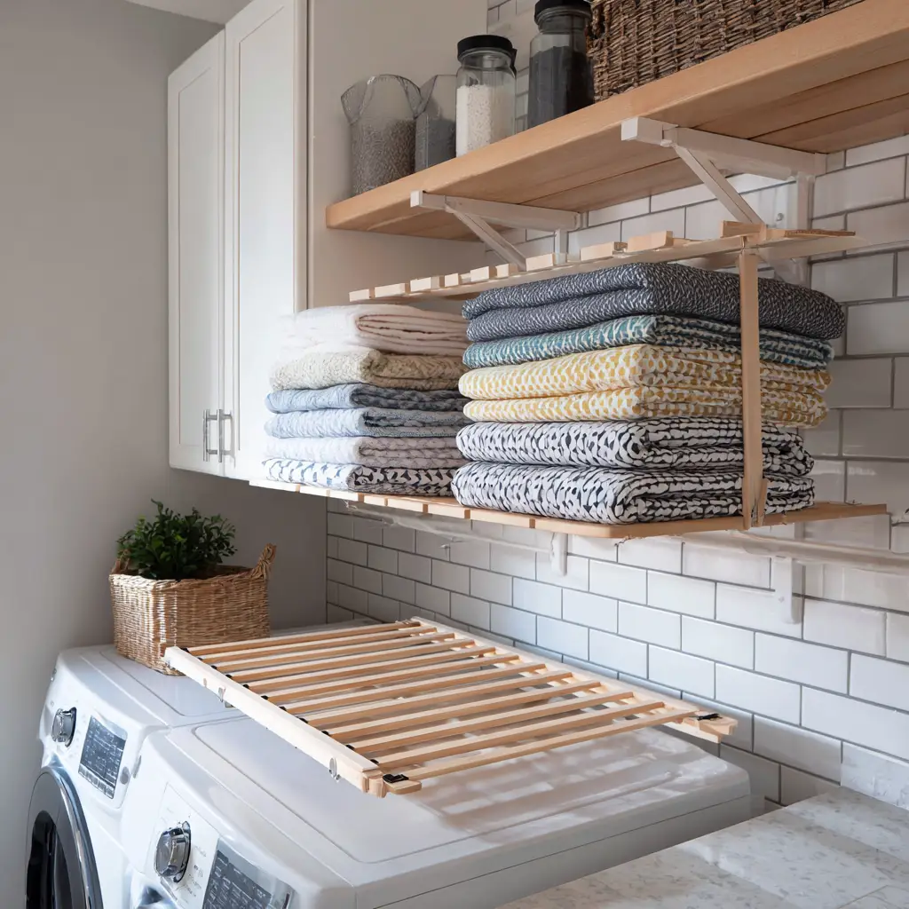 Create a Fold-Down Drying Rack