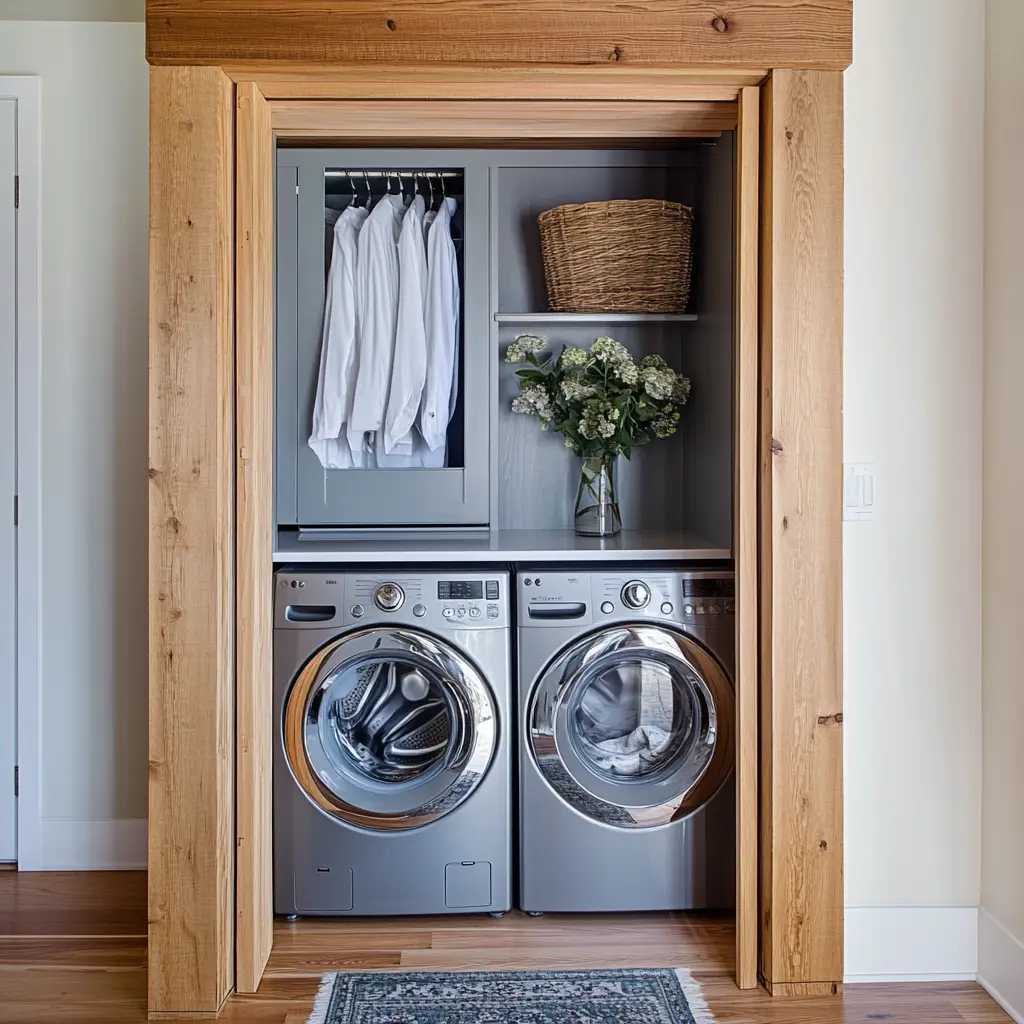 Create a Hidden Laundry Nook