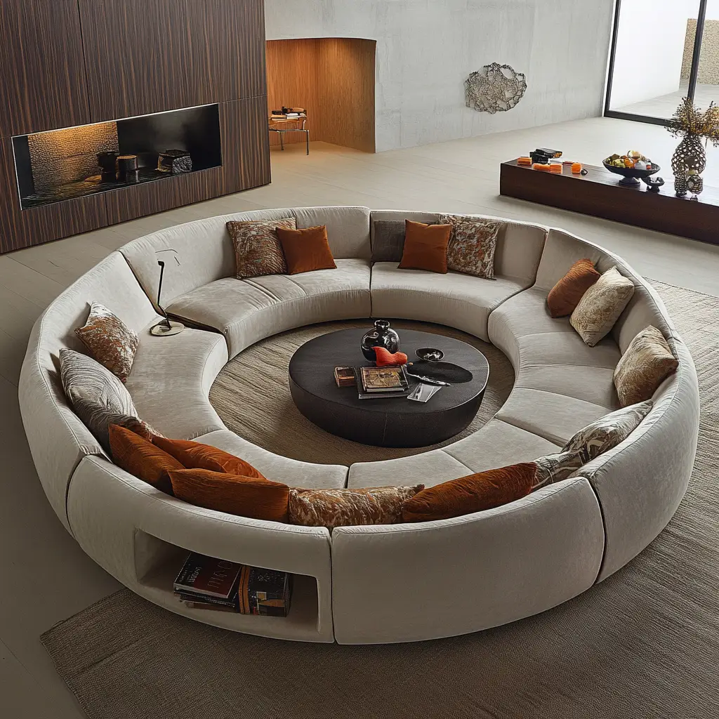 Custom Built-In Sofas