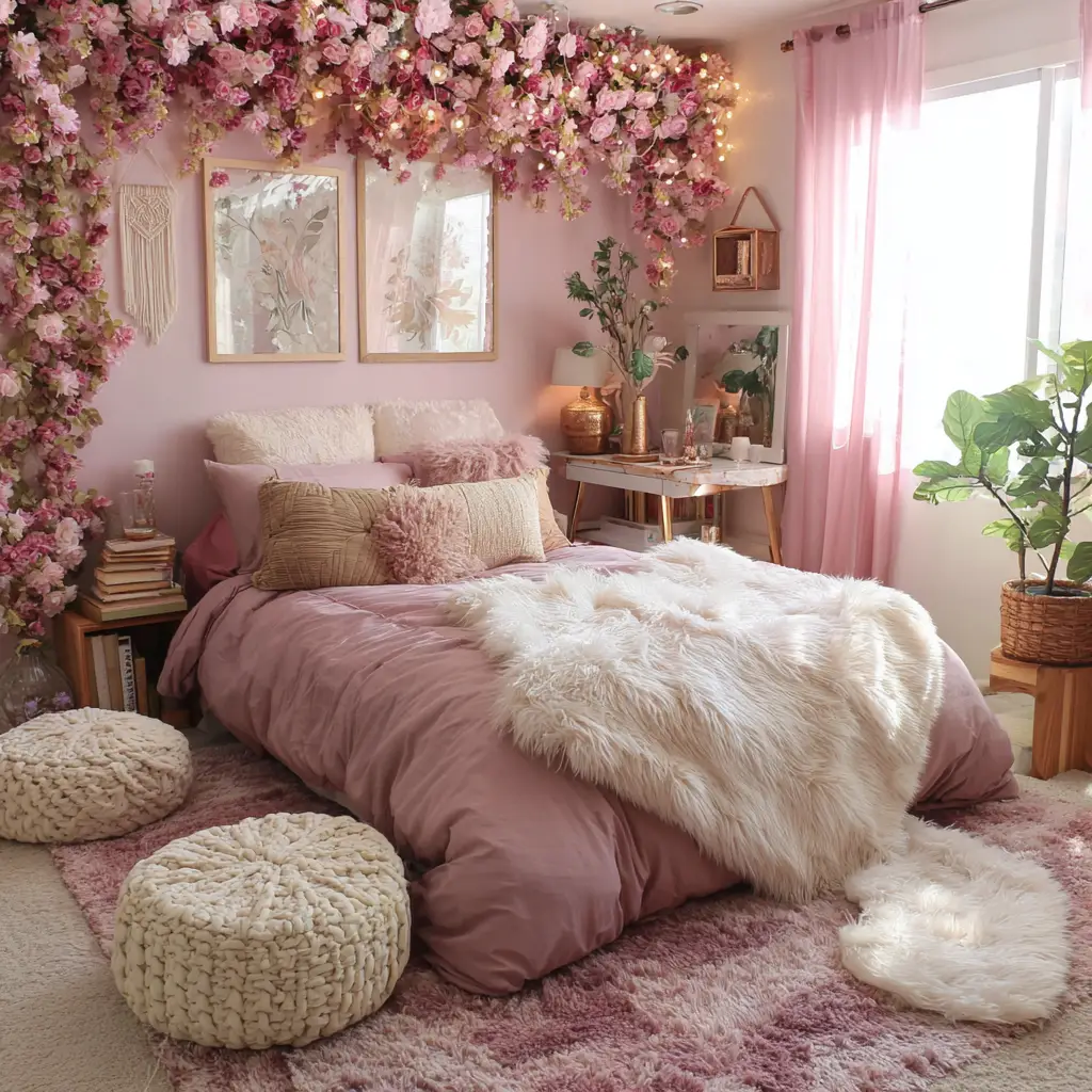 Decorate with Faux Flowers