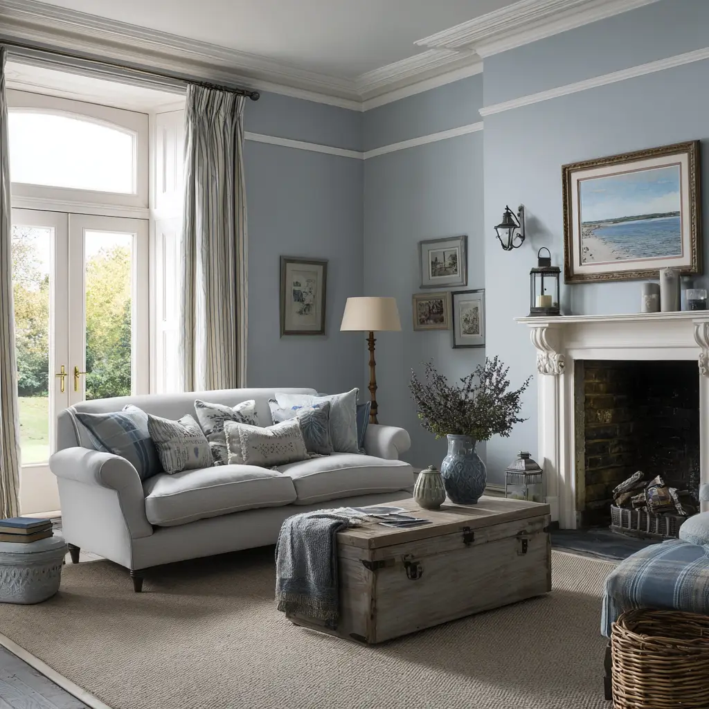  Dove Grey and Dusty Blue