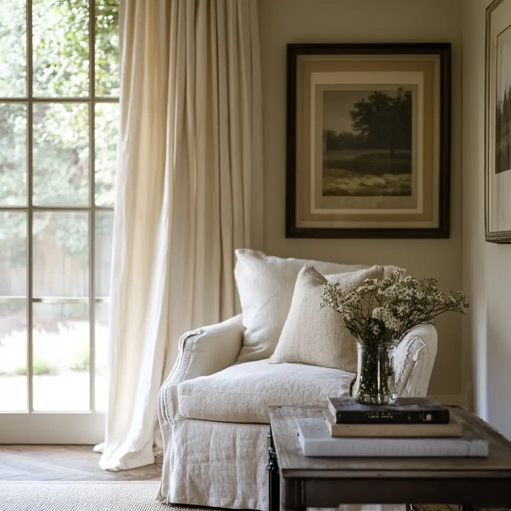 Drape Sheer or Linen Curtains