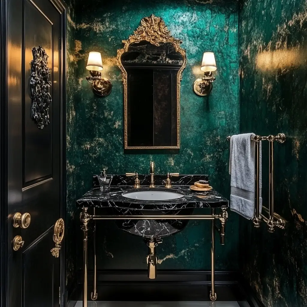 Emerald Green with Luxe Metals