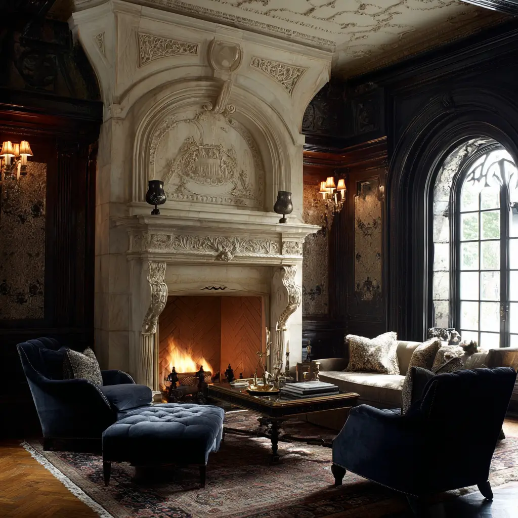 Feature a Grand Fireplace