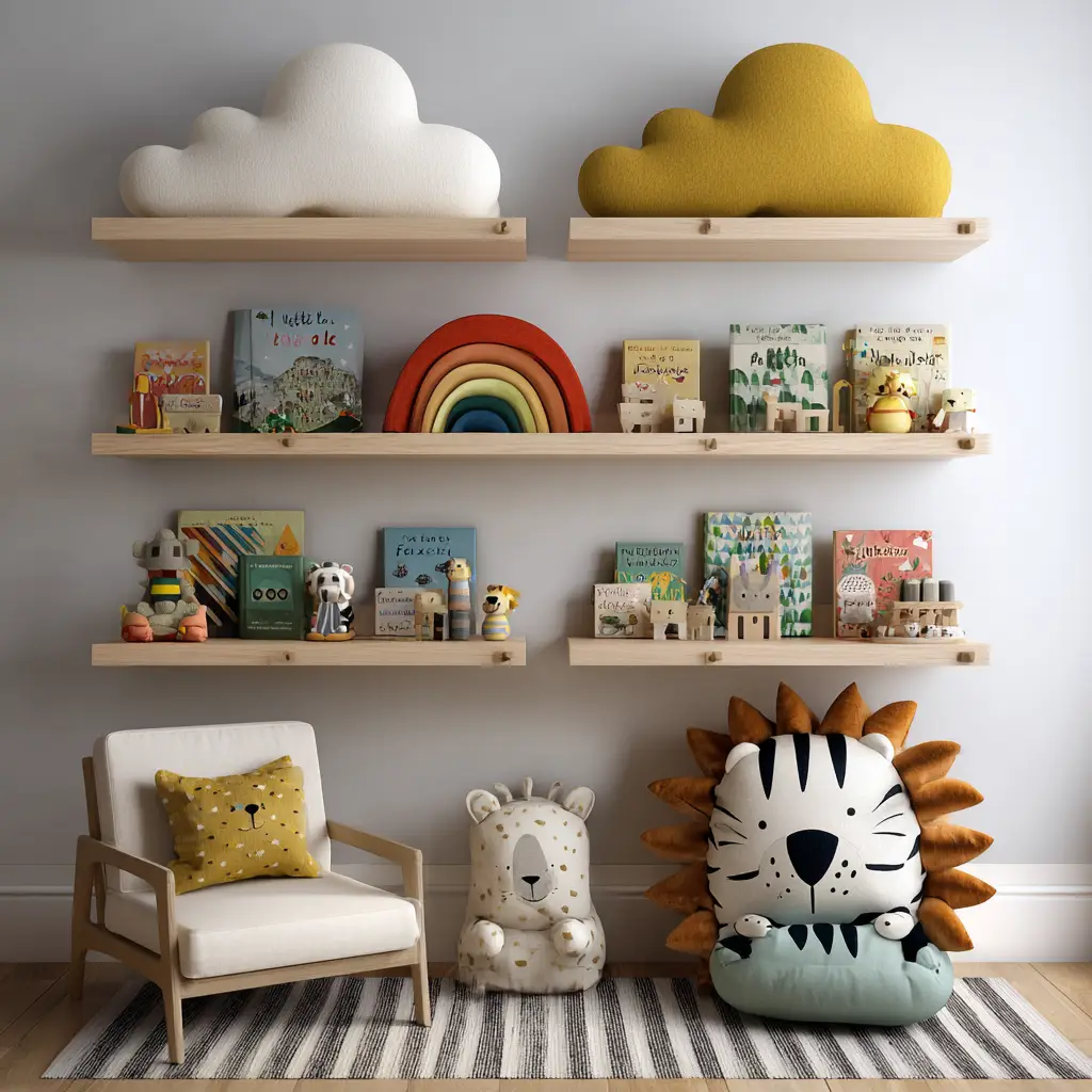 Floating Shelf Book Nook