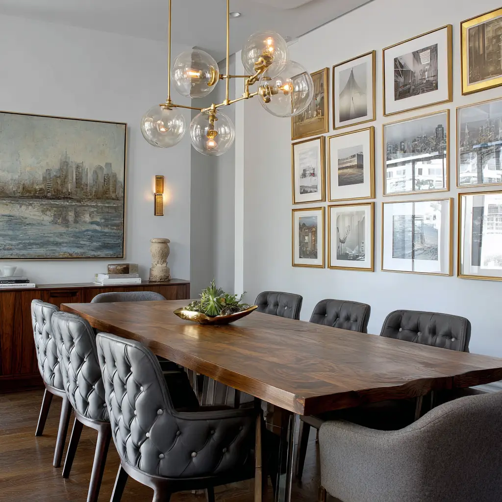 Gallery Wall in the Dining Area