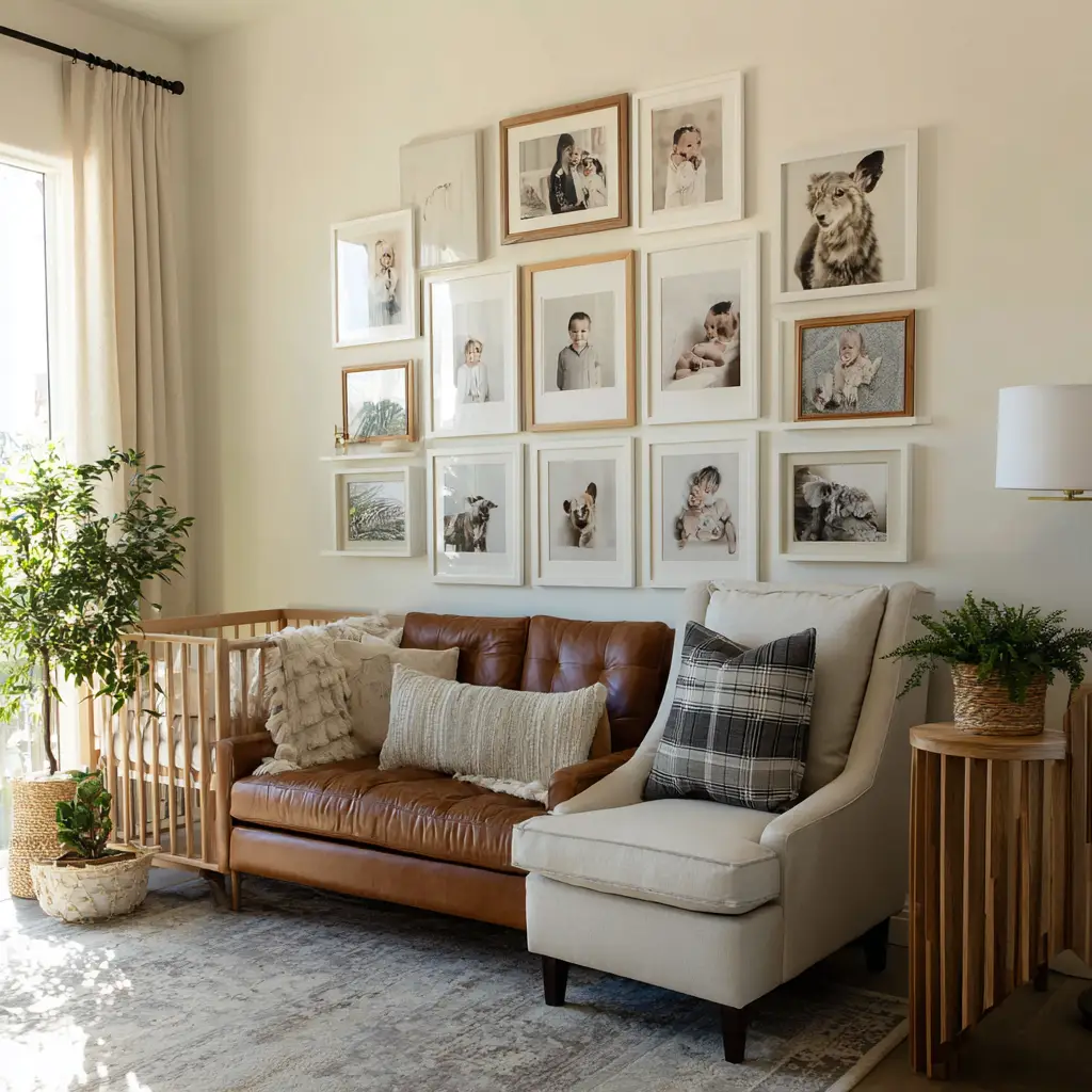 Gallery Wall of Family Photos