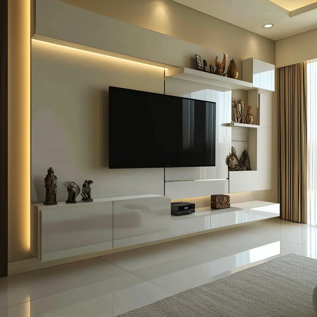 Glossy White Finish
