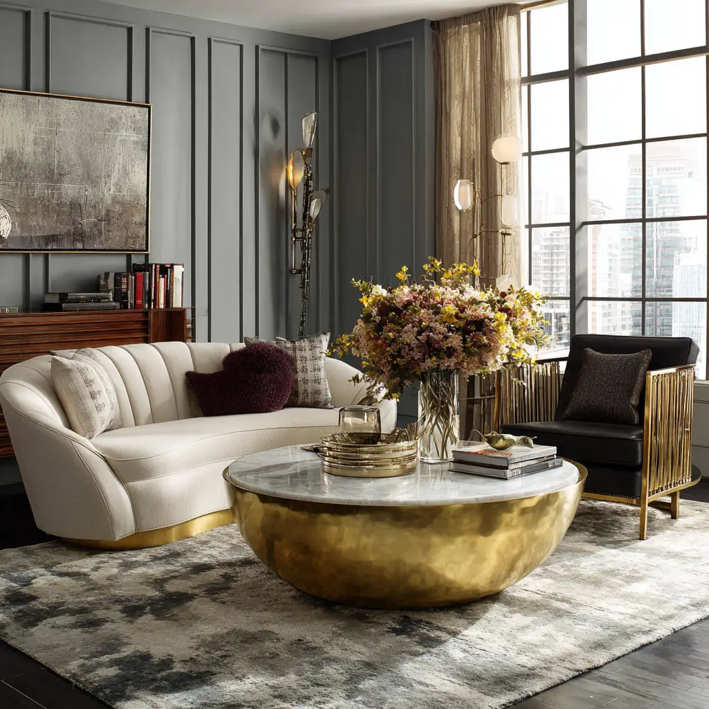 Go for a Round Coffee Table