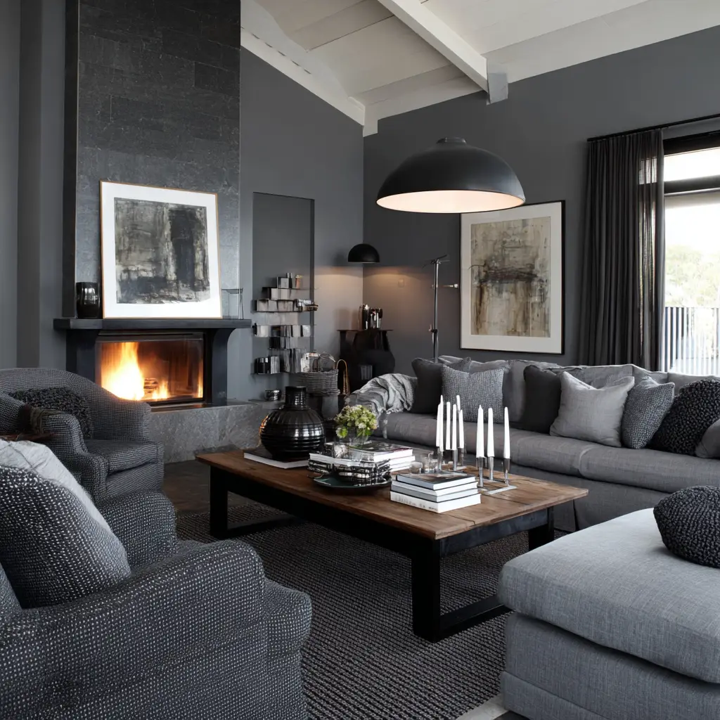 Grey and Rosewood