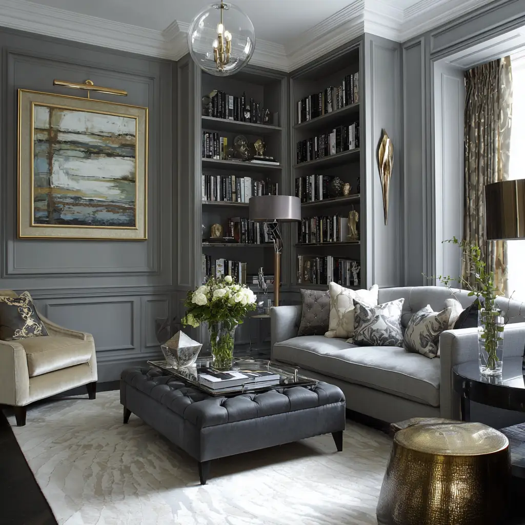 Greyscale with Metallics