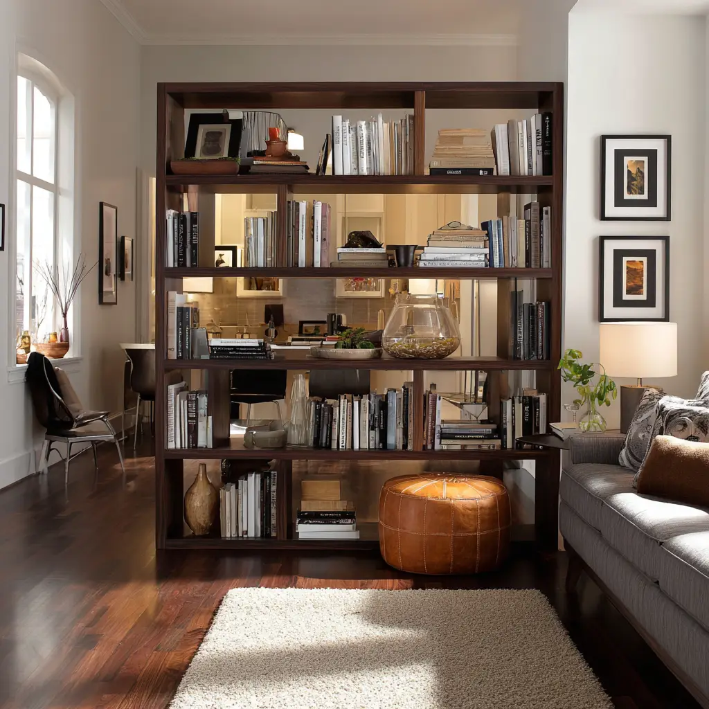 Half-Height Bookcase Divider