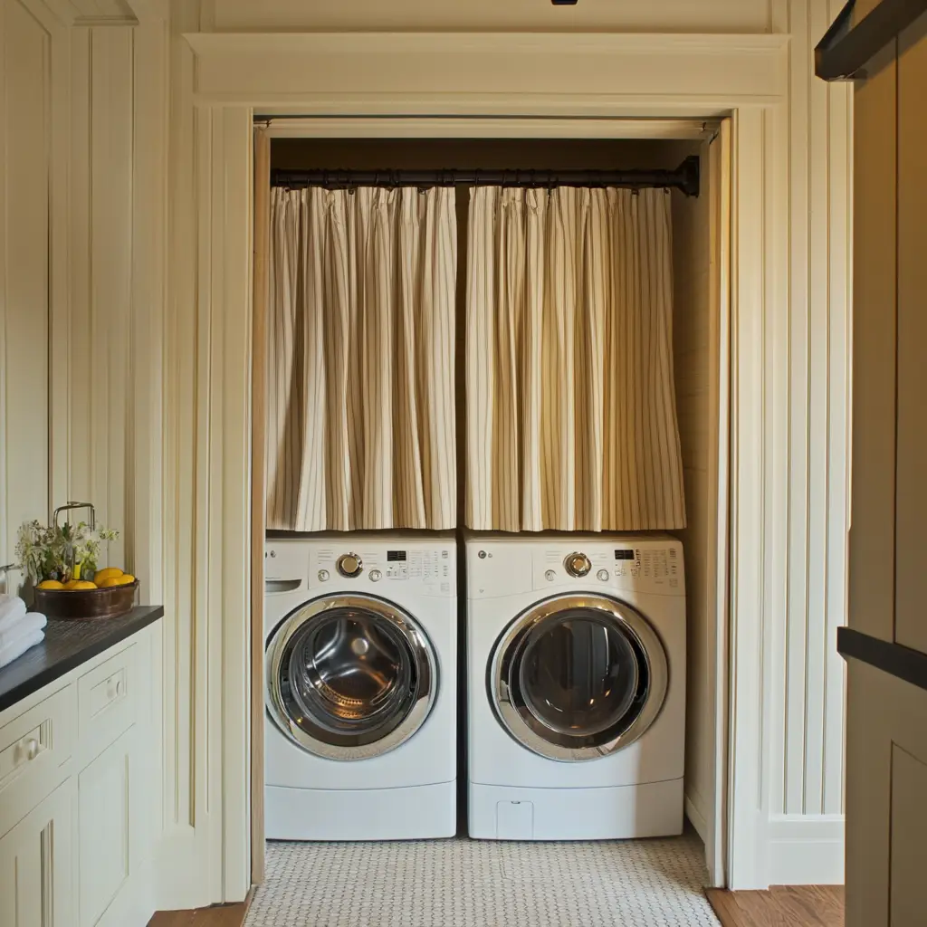 Hang Curtains Instead of Doors