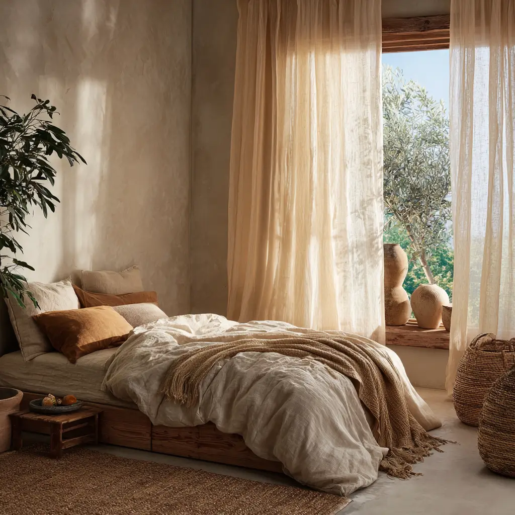 Hang Sheer or Linen Curtains