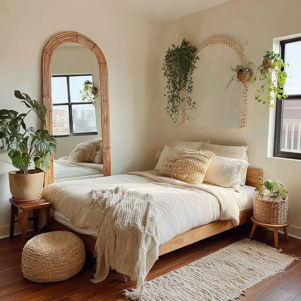Hang a Mirror with Decorative Frame