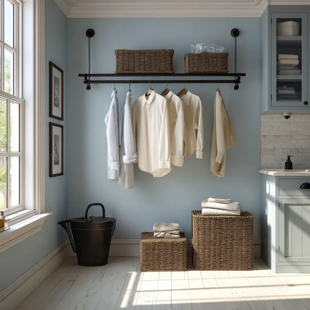 Hang a Rod for Hanging Clothes
