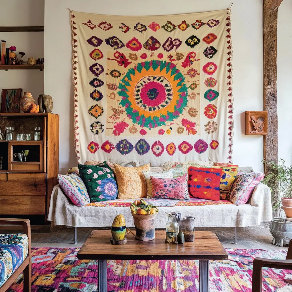 Hang a Tapestry or Wall Blanket