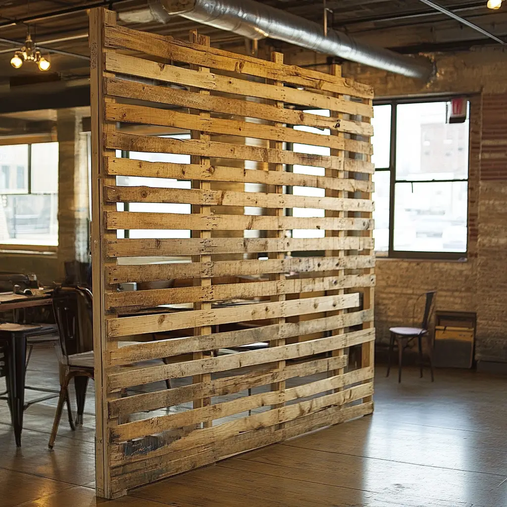 Hanging Pallet Wall