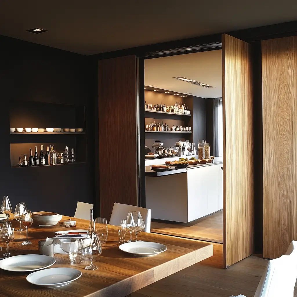 Hidden Dining Storage