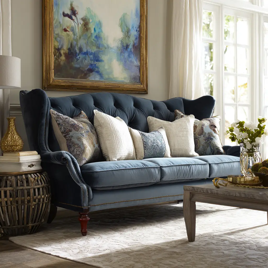 High-Back Sofa for Formal Living