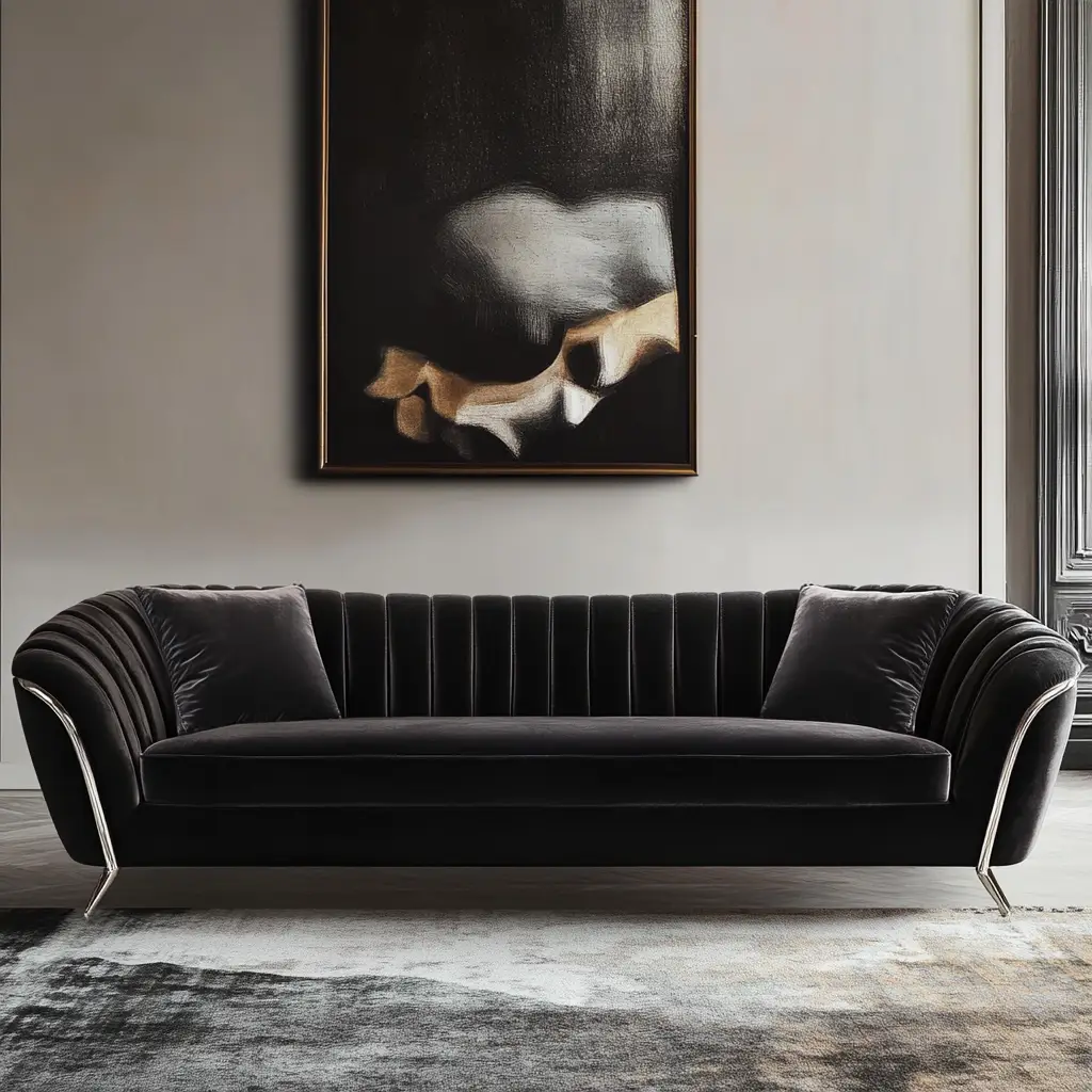 High-Back Tuxedo Sofa