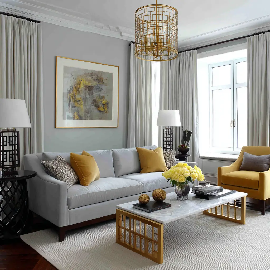 Incorporate Metallic Accents