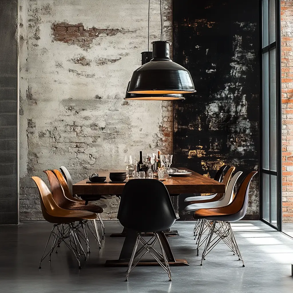 Industrial Chic Dining Room