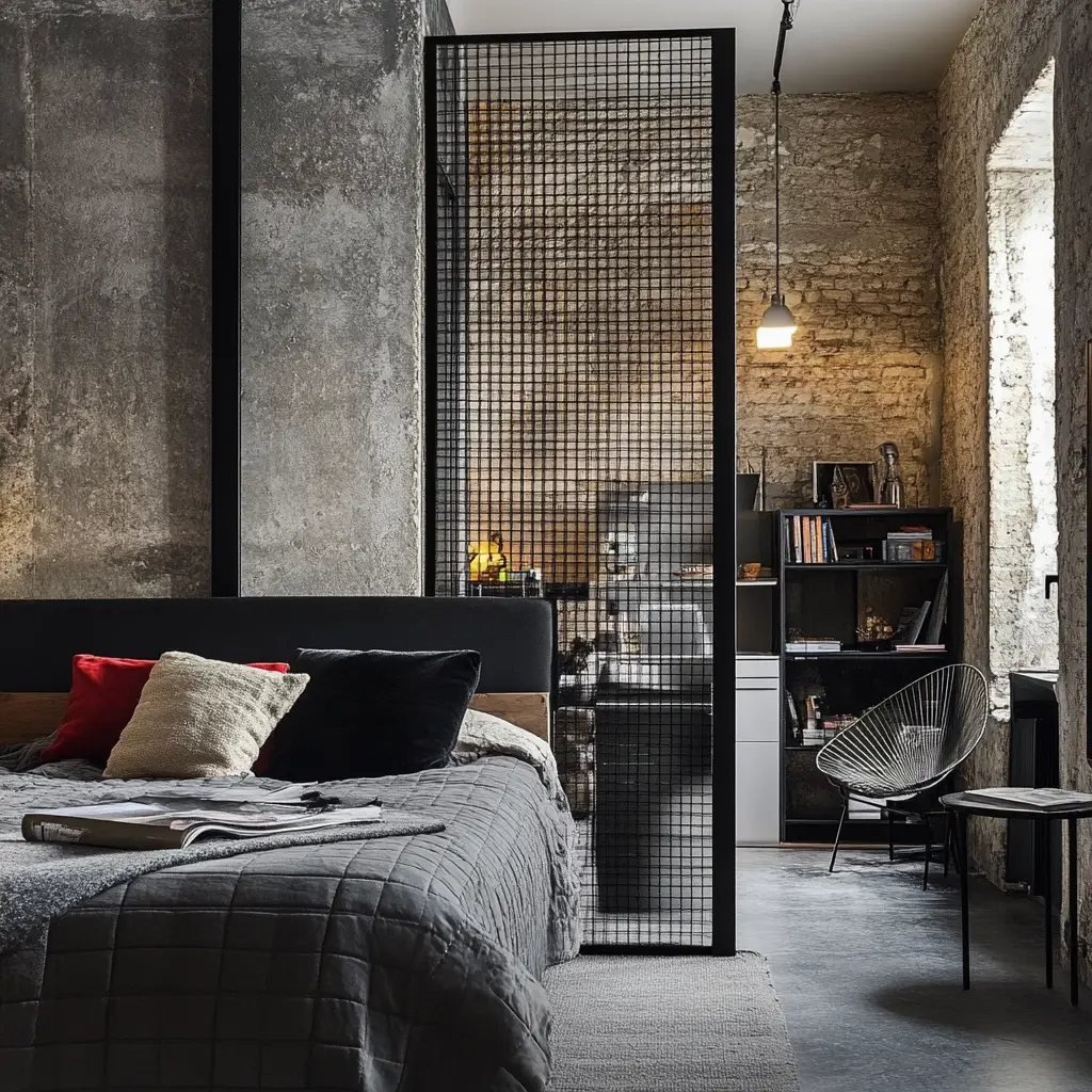 Industrial-Style Metal Grid