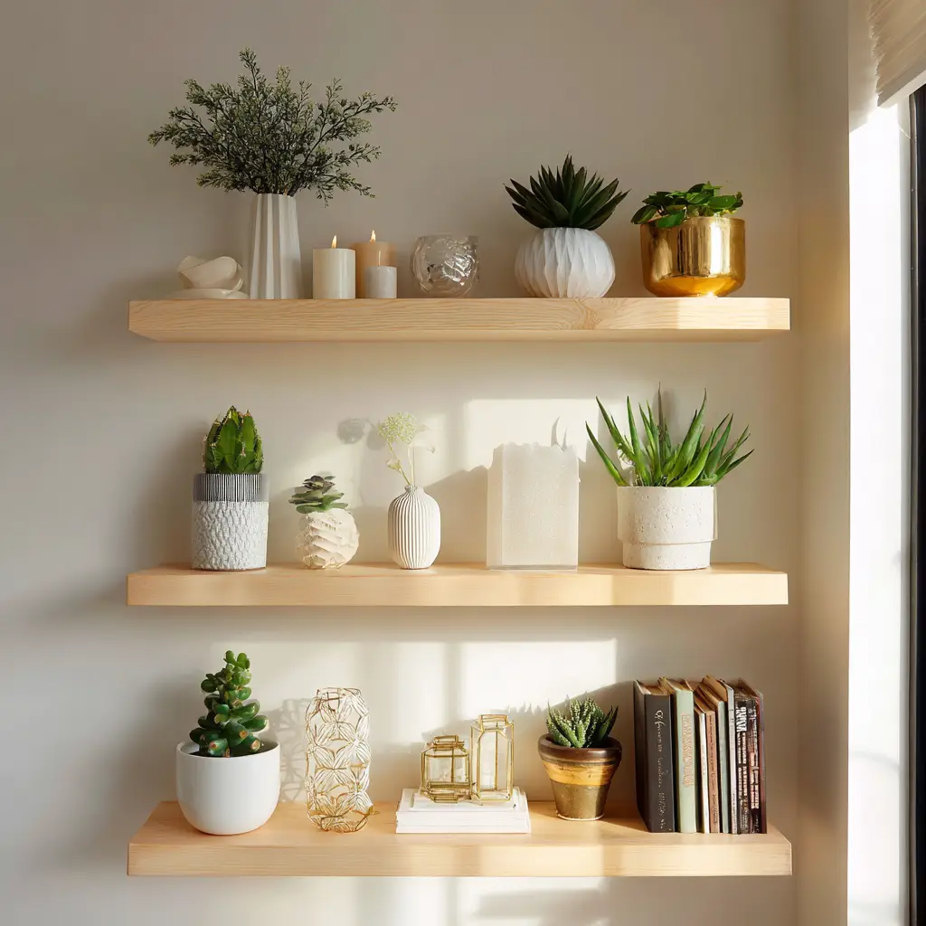 Install Floating Shelves