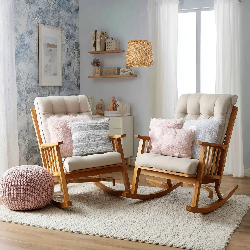 Install a Glider or Rocking Chair for Two