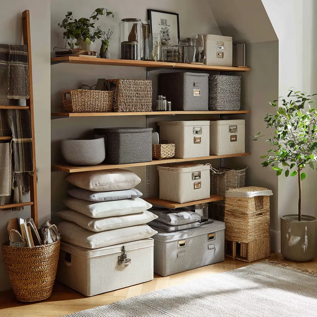 Keep Clutter Hidden with Stylish Storage