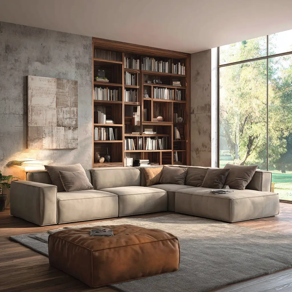 L-Shaped Sofa for Corner Comfort