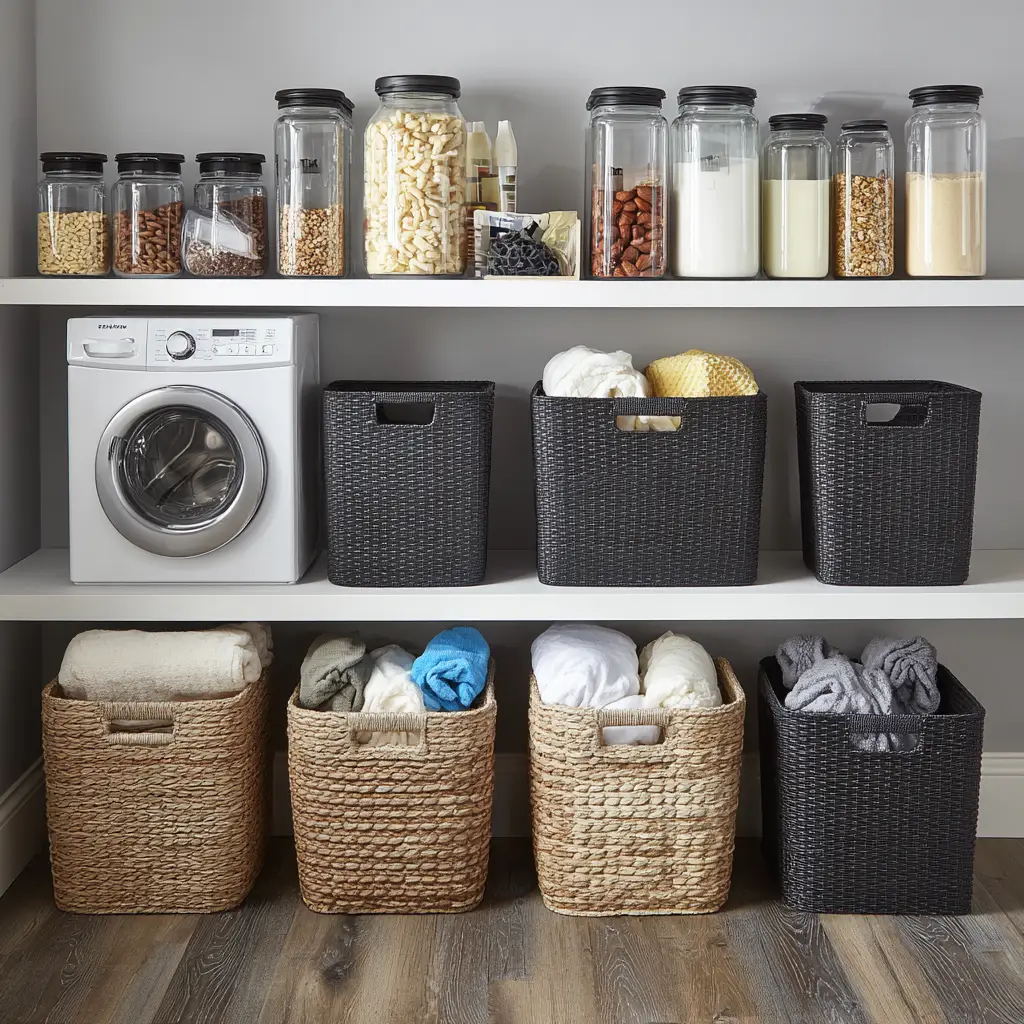 Label Storage Bins and Baskets