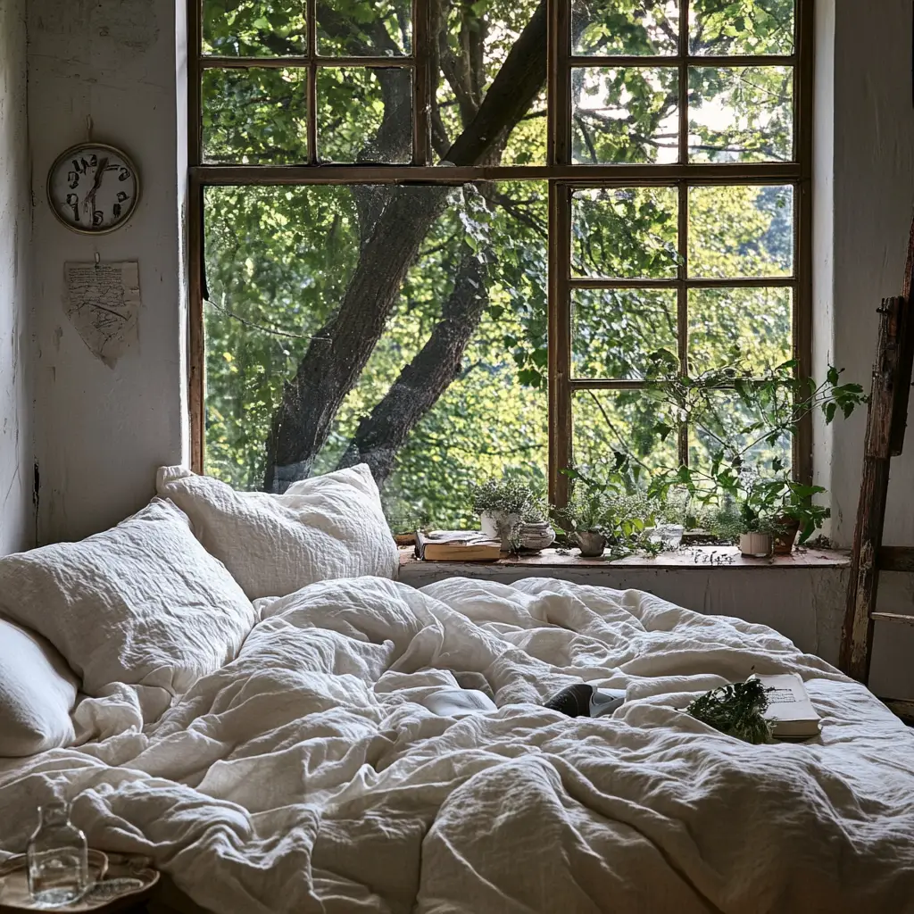 Linen or Muslin Bedding