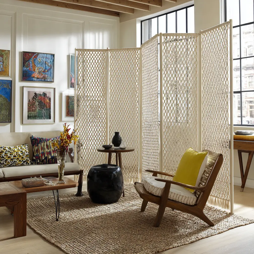 Macrame Room Dividers