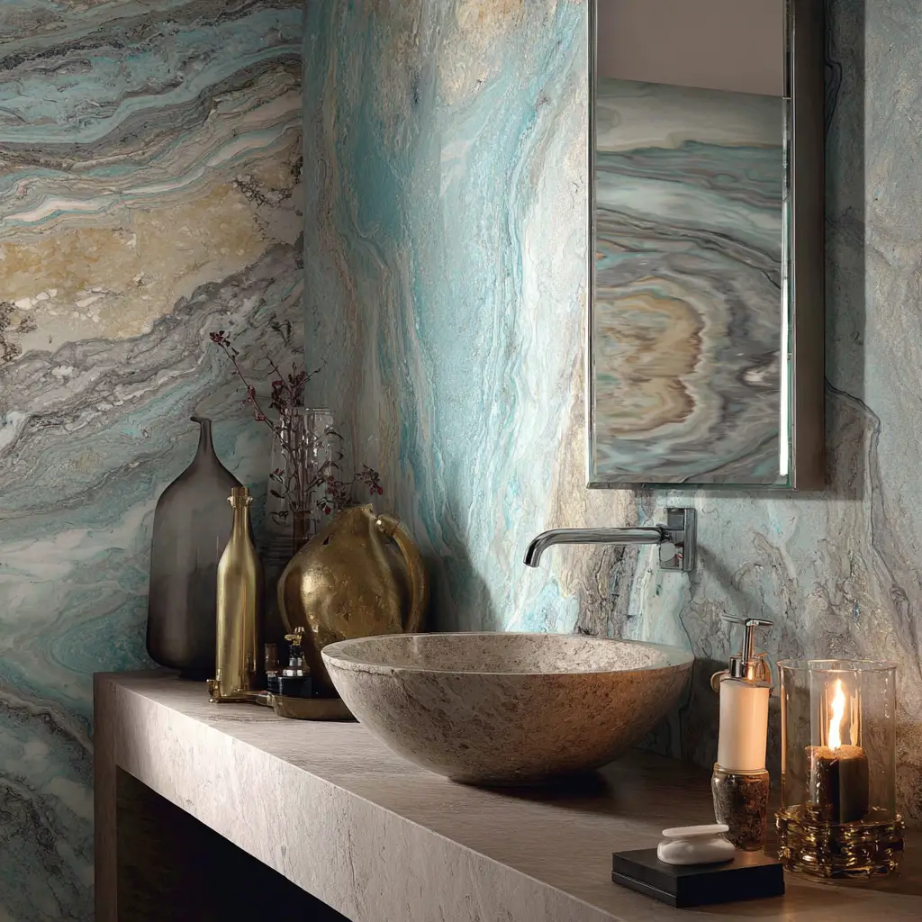 Marble Effect Wallpaper
