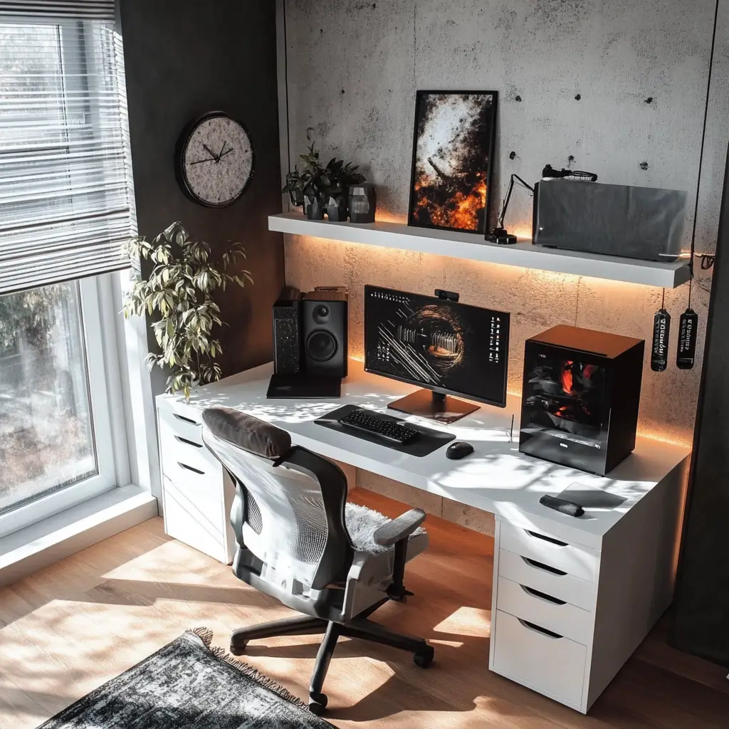 Minimalist Desk Area