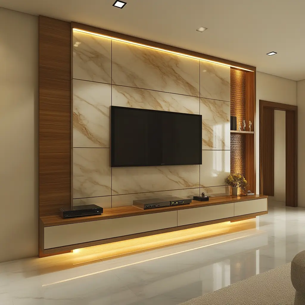 Minimalist Panel Wall