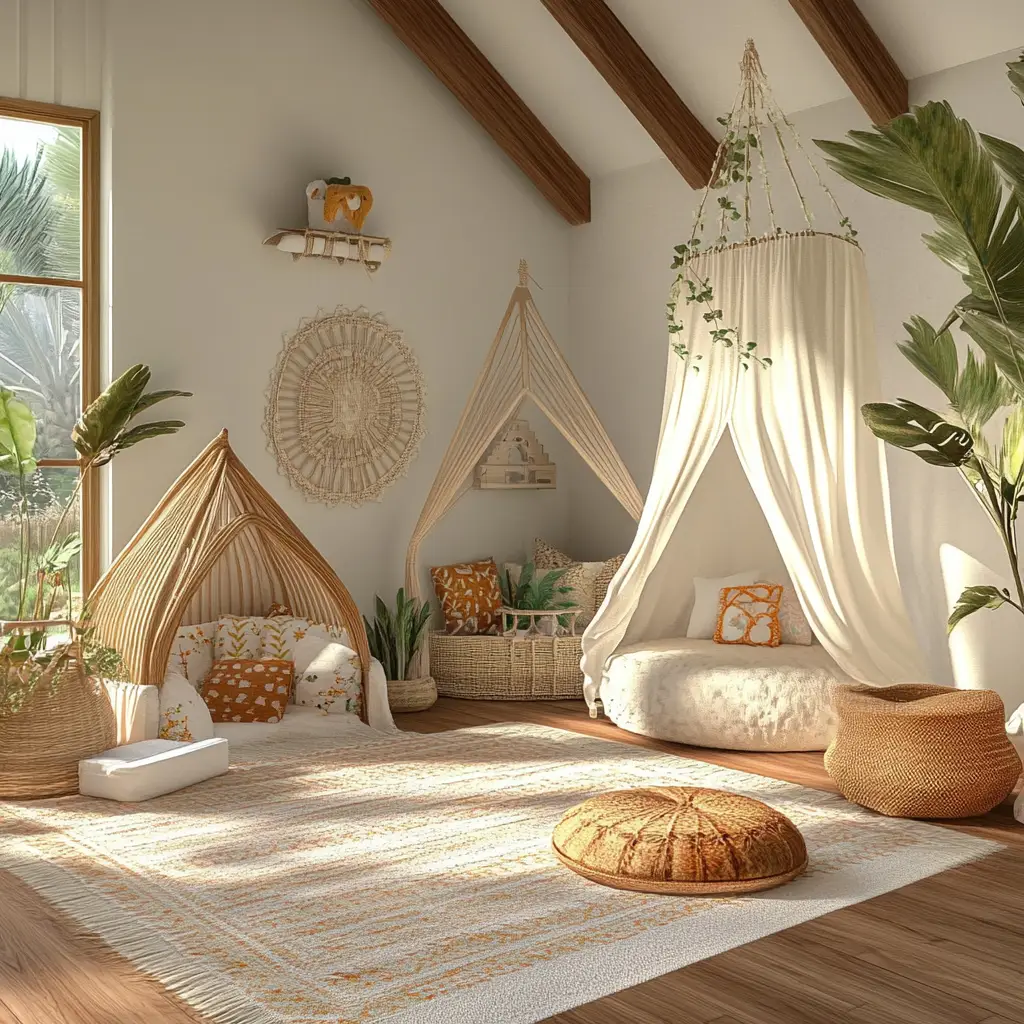 Modern Boho Baby Room