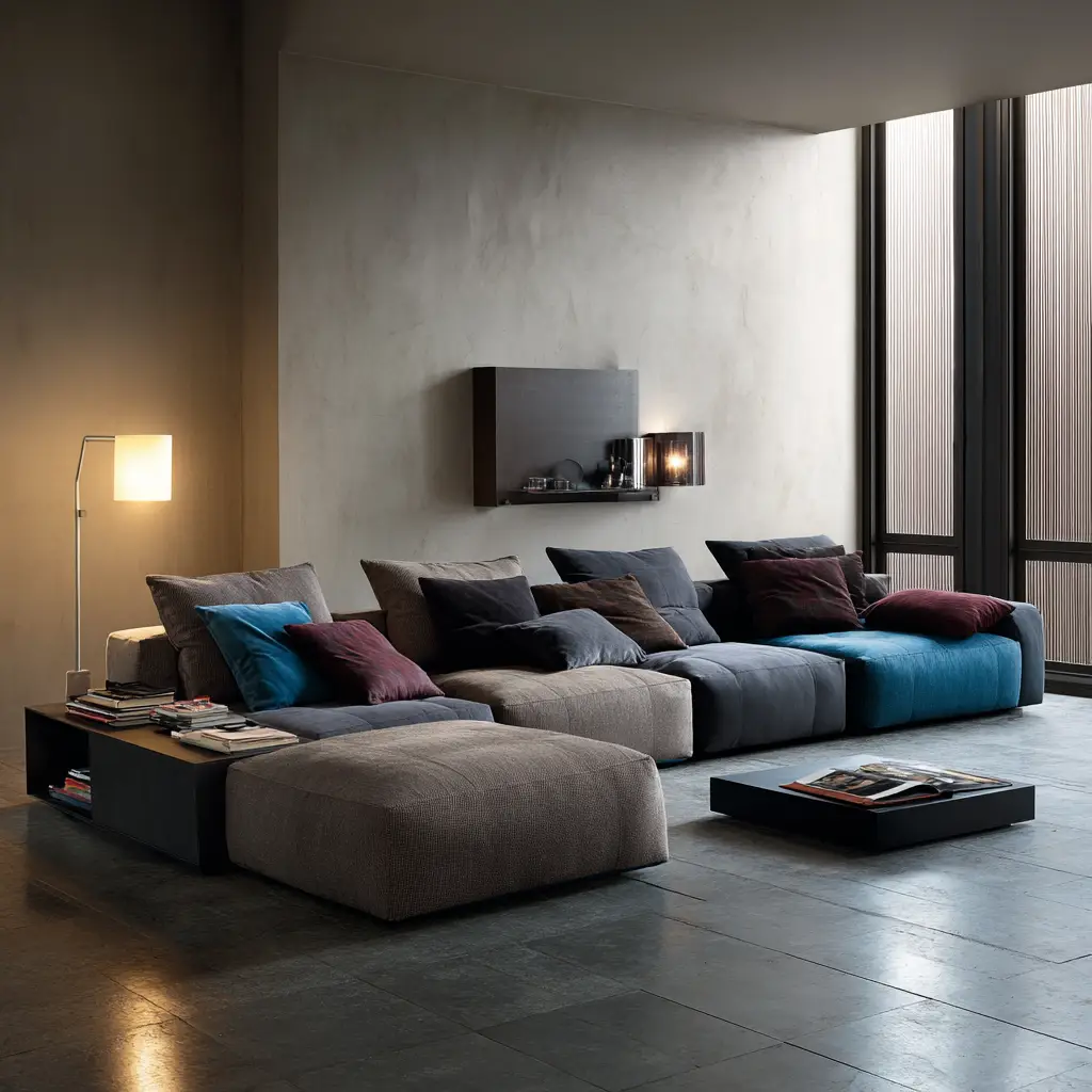 Modular Sofa for Flexible Layouts