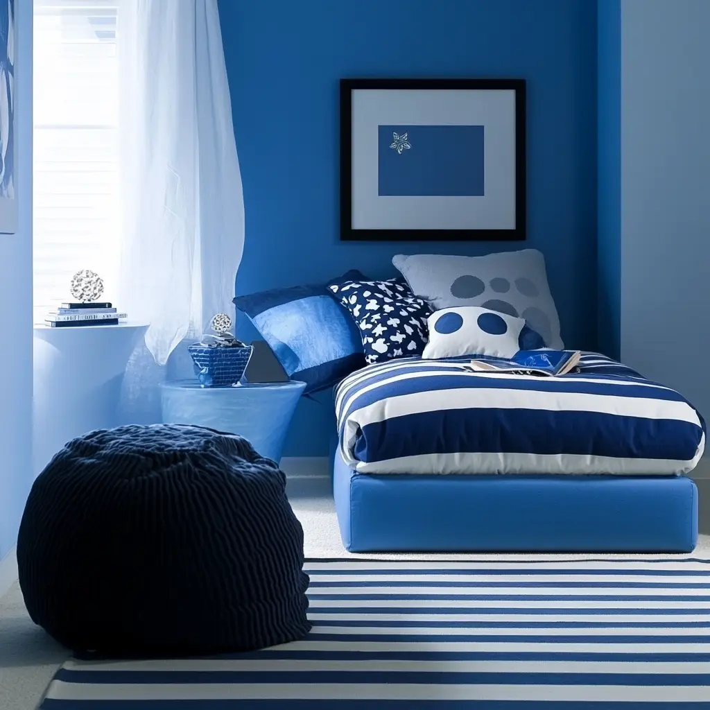 Monochrome Blue Layers